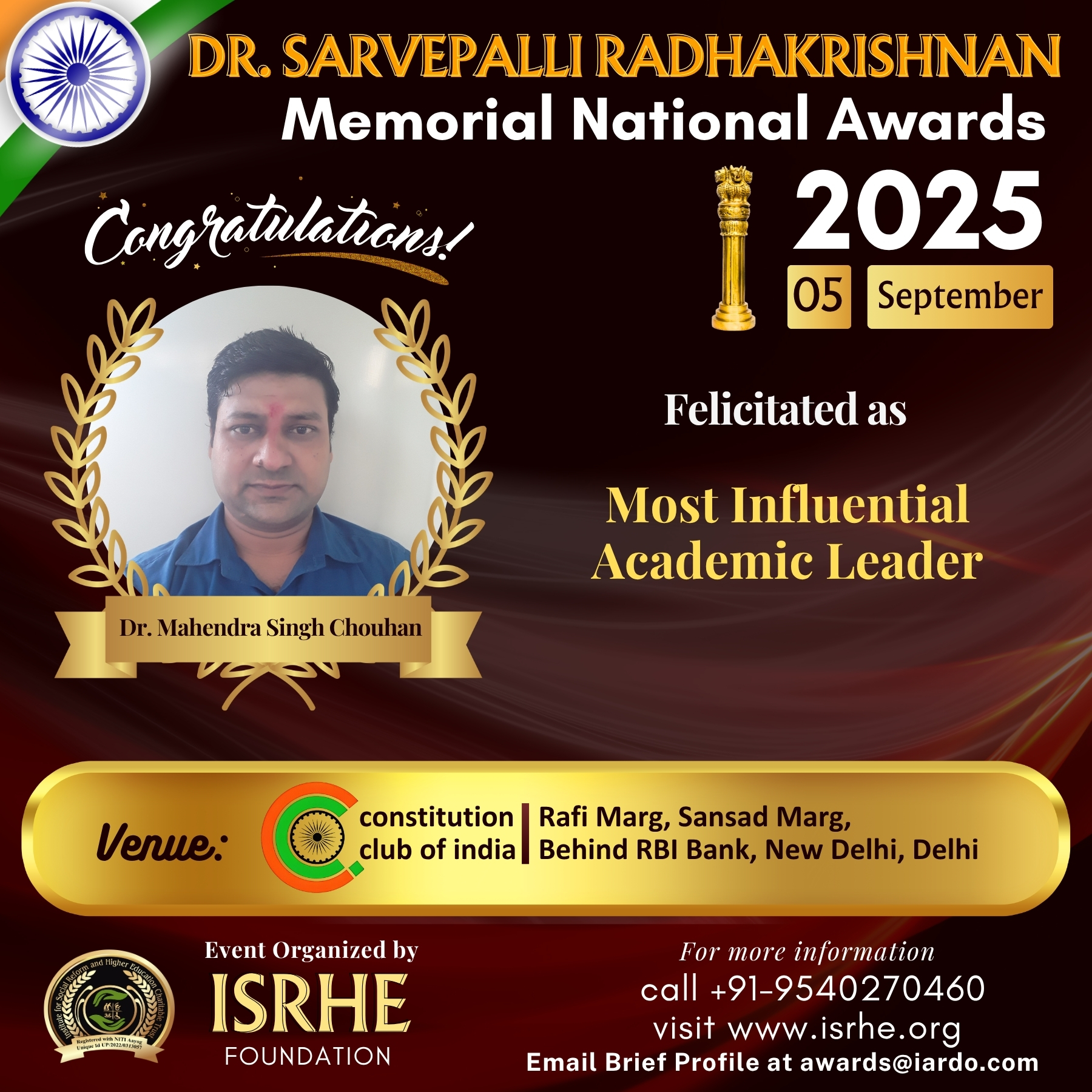 Dr. Mahendra Singh Chouhan